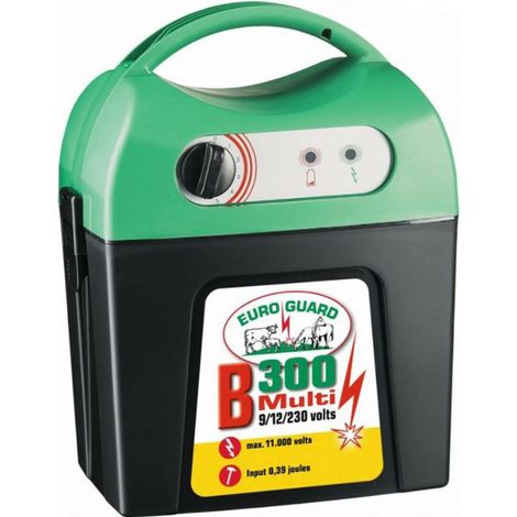 Elettrificatore recinto elettrico per Bovini ed Equini "B300 Multi" 9/12/230 V