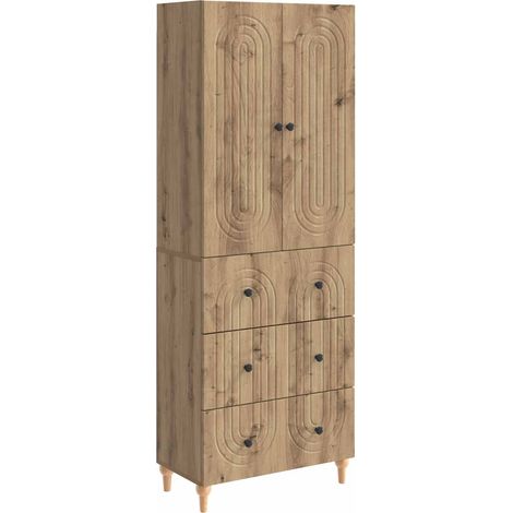 Ensemble de Meubles 2 pcs 66 x 34,5 x 90 cm Bois d'ingénierie vidaXL (1/5)