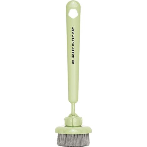 Brosse de nettoyage rotative à long manche en forme de fleur Brosse à vaisselle réglable pour éviers, casseroles, poêles, bouteilles, bocaux, pour la maison, le restaurant et la salle à manger