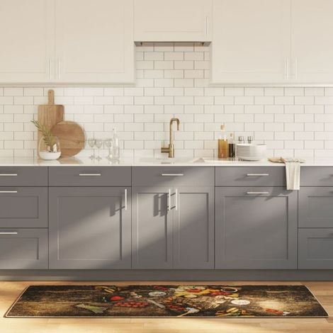 Tapis de cuisine-Tapis de salon-Tapis Chambre multicolore 60x180 cm lavable antidérapant 398789 (1/5)