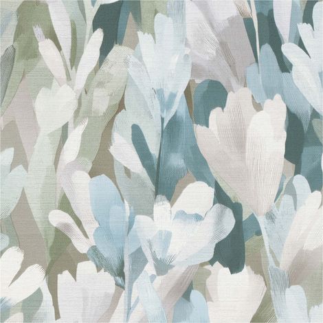 Erismann Vliestapete 10586-07 Blumen floral Blau Pure Harmony (1/5)