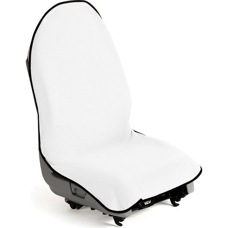 Funda de asiento de toalla negra, resistente al agua y al sudor, universal y antideslizante, camión y SUV, también apta para mascotas, negra (1/5)