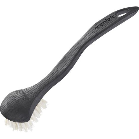 Brosse Vaisselle Solide Fabriquée en France – Manche 100% Plastique Recyclé – Poils en Fibres Végétales de Tampico (1/2)