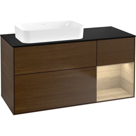 Villeroy & Boch F692PCGN Armoire sous lavabo Finion F69 (1/2)