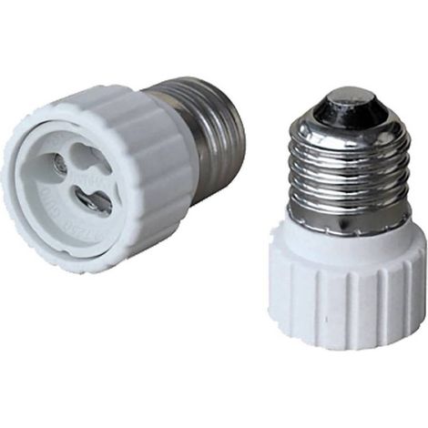 ADATTATORE PORTALAMPADA da spina E27 a presa GU10