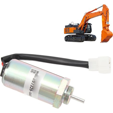 L'électrovanne de coupure de carburant DC12V 897329-5680 convient aux Isuzu 3LD1 3LD2 4LE1 3LB1 4LB1 (numéro de pièce : YC101568). (1/5)