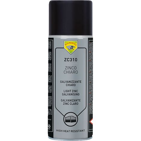 Antiruggine Protettiva Spray Eco Service Zinco Chiaro 12 Pezzi 400 ml