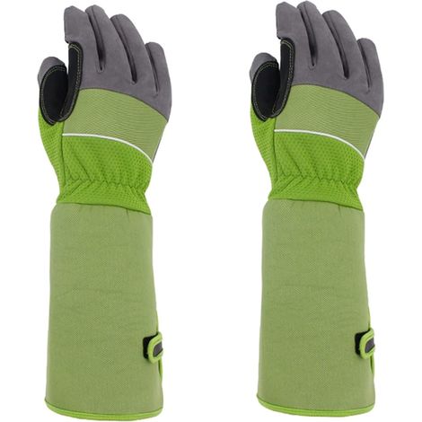Gants de jardinage Élagage Gants De Jardin Résistant À La Perforation Gant De Cour De Travail Mains Étanche Coupe Gant De Jardinage Durable Longue Rose Gants de jardinage ( Color : Blue1 , Size : 1 UK (1/5)