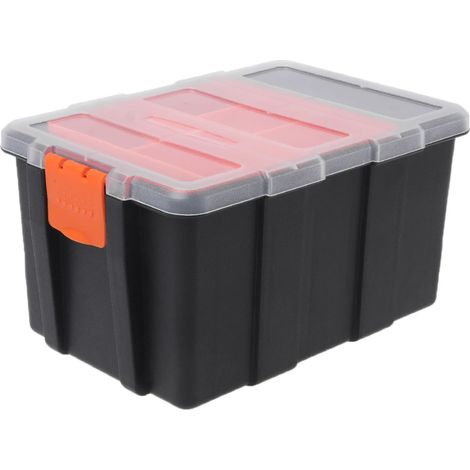 Boîte à outils transparente multifonctionnelle en plastique (1/5)