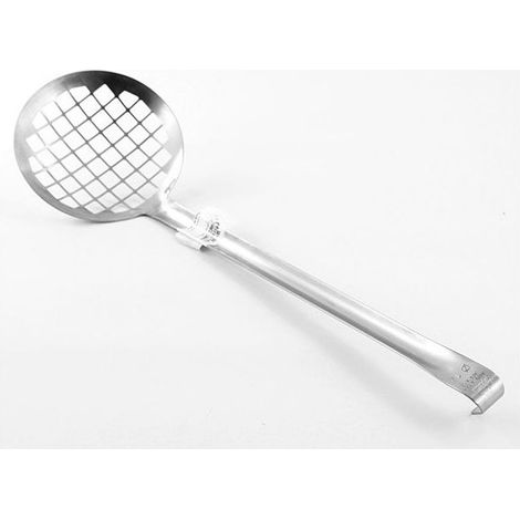 Schiumarola a rete larga in acciaio inox professionale cm 14
