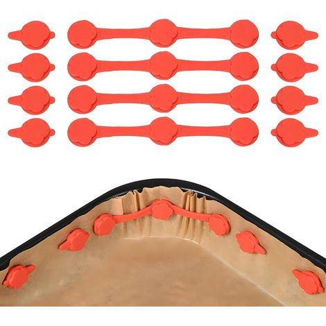Set di 4 anelli magnetici in silicone per friggitrici ad aria – Clip resistenti al calore per fissare i rivestimenti in carta da forno, prevenendo ustioni e contatti (1/5)