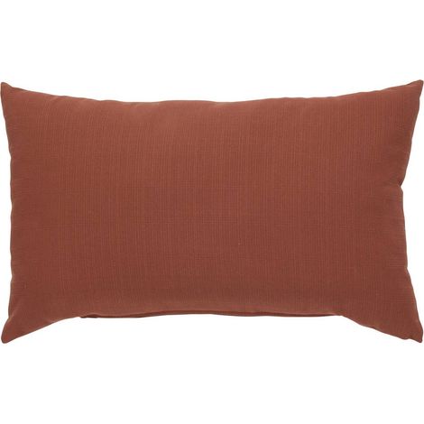 Coussin déco Korai 50x30cm acajou - Hespéride