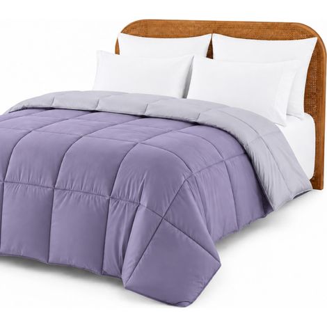 Couette réversible en Duvet Alternatif (améthyste/Argent, lit Simple) (1/5)