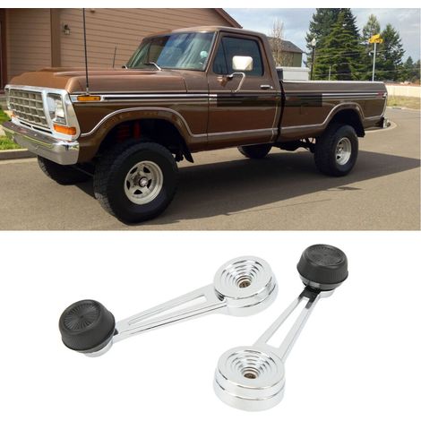 Manivelas interiores cromadas para modelos Ford Bronco de 1973 a 1979