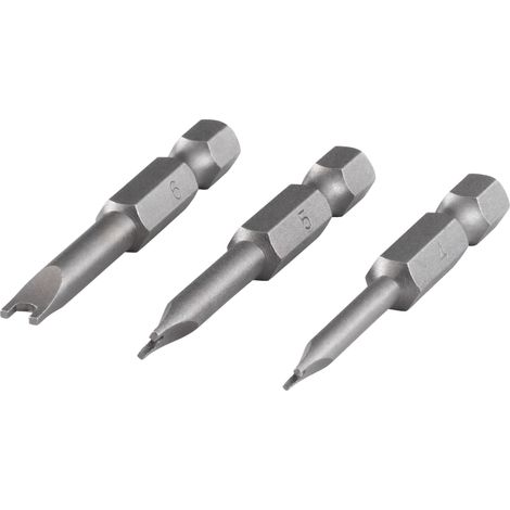 Lot de 3 Embouts de Sécurité Spanner 4, 5, 6, Longueur 50 mm (1/2)