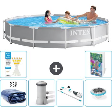 Prism Frame Pool Rund - 366x76 cm - 7-teilig S81