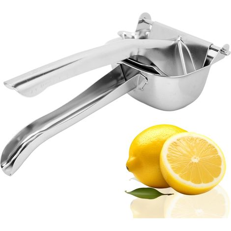 Presse Agrumes Manuel, Presse Citron Orange Fruit Manuel En Acier Inoxydable Extracteur De Jus De Fruits et Légumes pour Citrons Verts, Grenades (1/5)