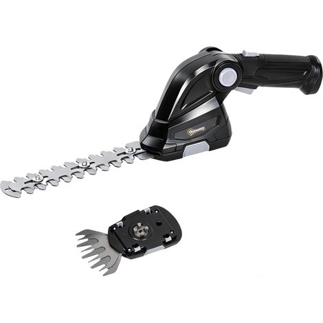 Tijeras de podar y cortar césped inalámbricas 2 en 1, 7,2 V, recargables.