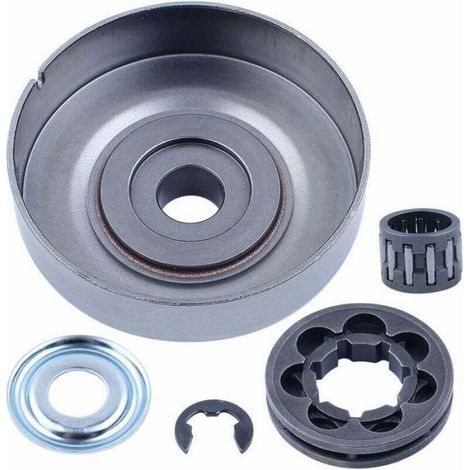 Tambour D'Embrayage - Alésage 17 Mm - Diamètre 36 Mm - Compatible Stihl Ms170 Ms180 Ms250 Ms251 - Kit Complet (1/4)