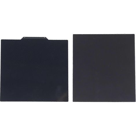 Plateau de construction pour imprimante 3D, structure lisse en fibre de carbone PEO et PET, 220 x 240 mm, plateau de construction pour impression 3D avec (1/4)