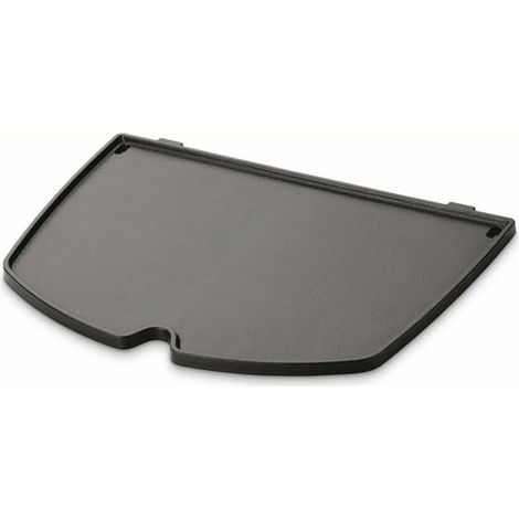 Plancha en fonte pour barbecue Q200 et Q2000 – Surface de cuisson 54 x 34 cm – Compatible avec Weber – Idéal pour grillades de légumes et fruits de mer