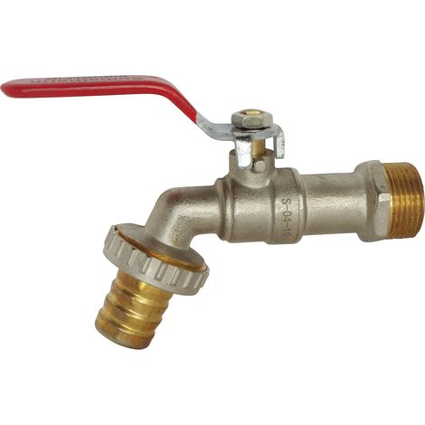 SOMATHERM PER VOI - sfera irrigazione rubinetto - manico piatto - Arrivo Uniclic 20/27 26/34 - finitura nichel