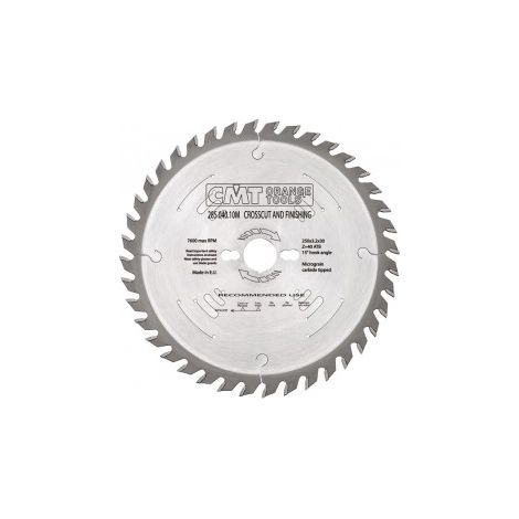 285.040.10H LAME CIRCULAIRE (UNIVERSELLE) HW 250x3,2/2,2x20 Z40 10ATB