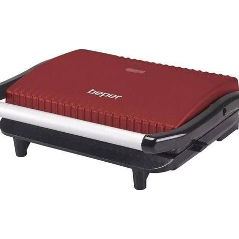 Gril à Sandwich - BEPER - 8056420222890 - Rouge - 2 emplacements