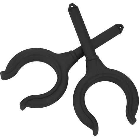 Support de Canne à Pêche pour Bateau, 2 pièces avec Fixation en Caoutchouc Noir, Accessoire Pêche Maritime (1/4)