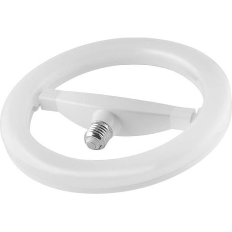 Ampoule fluocompacte - Germini ring E27 Leuci - Culot E27 - 28W - 4000K
