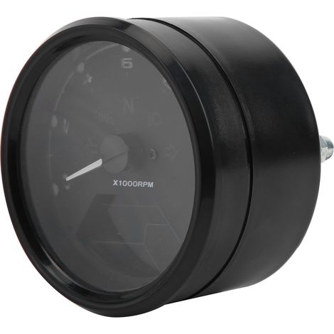 Compteur de vitesse Moto Numérique LED Multifonction Indicateur Cadran Rétroéclairé Bleu 12V DC (1/5)