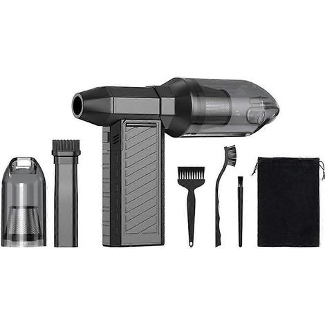 131000RPM air comprimé collecteur de poussière aspirateur à main sans fil 55M / S aspirateur de voiture Hairdryer (1/5)