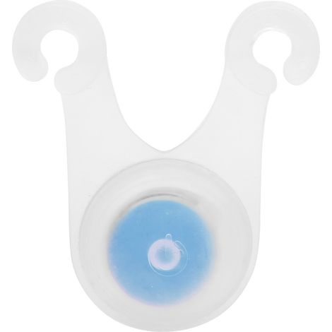 Feu arrière vélo LED accrochable, lampe de selle pour sécurité, mode clignotant triple, économie d'énergie, bleu (1/5)