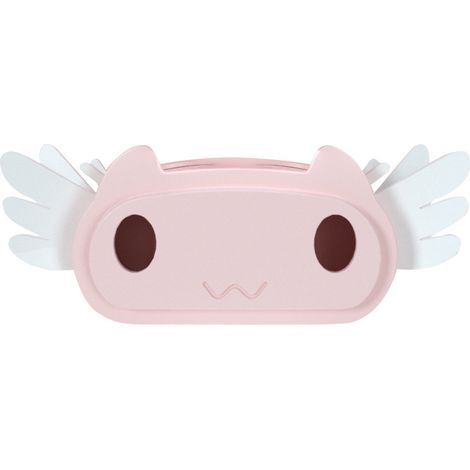 Sollbry Portacepillos de dientes eléctrico, portacepillos de dientes eléctrico para baño, organizador de pared para 2 tazas, organizador de cepillos de dientes con diseño de elfo (1/5)