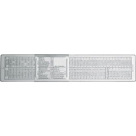 Scorrevole Tavolo Fili Din, Dimensioni: 260 X 50 Mm