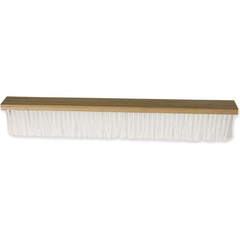Mondelin – Brosse pour balai à débuller – Monture en bois – Fibre nylon 10 cm – Longueur 0,80 ou 1,50 m – Pour gros œuvre bâtiment