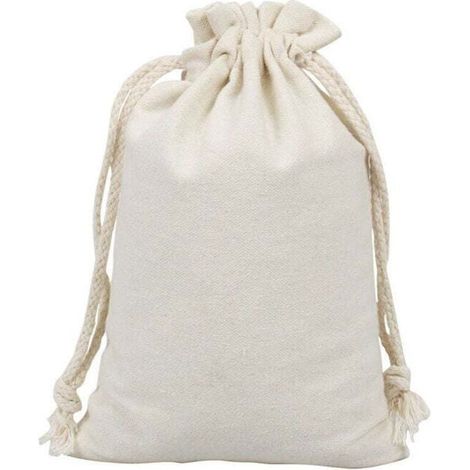 20 kleine Stoffbeutel, Baumwollbeutel, Stofftaschen, Leinen-Schmuckbeutel, Stoffbeutel, Jutesäcke, Stoffbeutel mit Kordelzug, Kaffeetüten, Geschenktüten, wiederverwendbare Beutel, 13 x 18 cm (1/2)