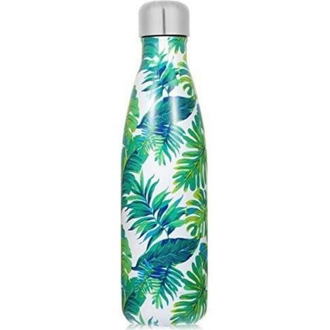 1 Gourde Inox Isotherme,Double Paroi,500ml,Acier Inoxydable,Adultes et Enfants (1/3)
