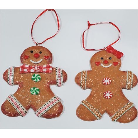 Christmas Hanging Decoration 2Pcs Ceramic (1/5)