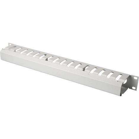 DIGITUS Rangierpanel 1HE Abnehmbare Rückblende grau (1/2)