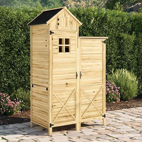 Chariot de jardin en legno di abete Metallo 106 x 57 x 167 cm (1/5)