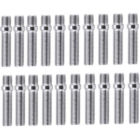 Jeffergarden Goujons de roue allongés, boulons de roue pleins de 50 mm pour remplacement amélioré Audi A4 1998-2008-DOU