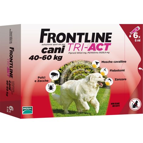 FRONTLINE TRI-ACT 40-60 KG 6 PIPETTE OFF. SPECIALE (1/2)