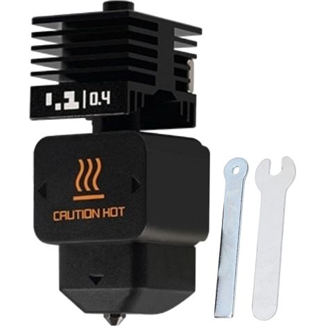 Kit de remplacement de buse en acier trempé, extrémité chaude, pour imprimante 3D Bambu Lab H2D A1, extrudeuse détachable, accessoires Hotend 0.4mm (1/5)