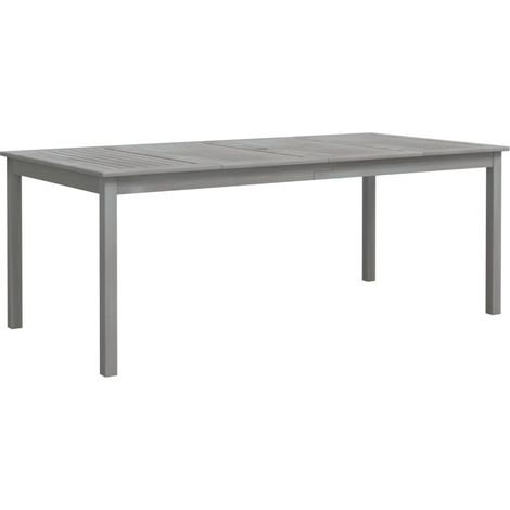 Maison Exclusive - Tavolo da Giardino Grigio 200x100x75cm Legno Massello di Acacia