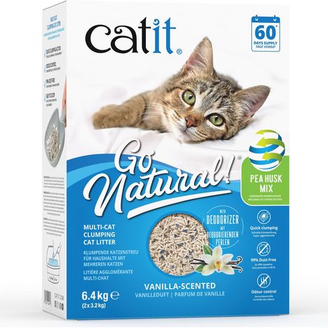 Catit Go Natural Arena Bento- Guisantes, 6.4Kg