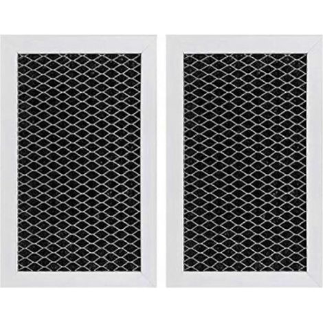 Lot de 2 filtres à charbon de rechange pour micro-ondes JX81C WB02X10776, filtre à charbon pour micro-ondes de cuisine (1/5)