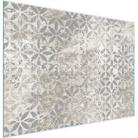TAGLIERE IN VETRO 30x22 GRIGIO (1/5)