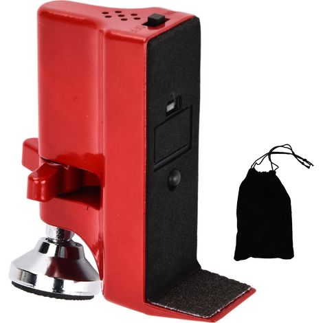 Verrou de porte portable avec alarme 80dB, sécurité pour appartement, hôtel, voyage, protection renforcée (1/5)