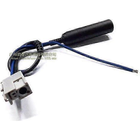 Adaptateur d'antenne standard FM, compatible avec les câbles d'antenne des autoradios stéréo, câble d'extension d'antenne FM pour autoradio version 1107 (1/3)